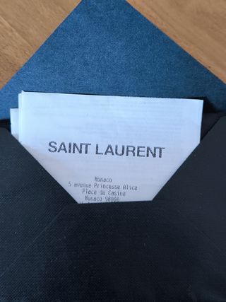 Bolso YSL Rafia Piel Cadena