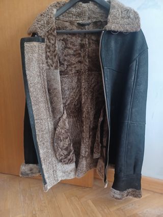 Cazadora Piel Hombre Borrego Interior