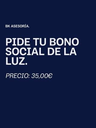 PIDE TU BONO SOCIAL DE LA LUZ
