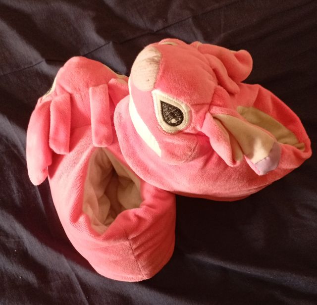 Pantuflas Conejo Peluche Talla 34 niña