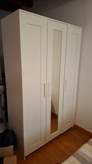 Armario Ikea Blanco Madera Brimnes