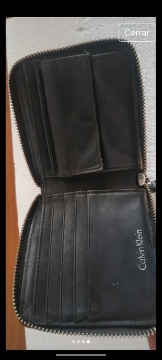 Cartera Billetera Calvin Klein Negra