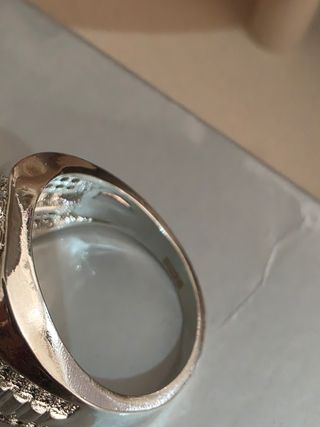 Anillo Plata 925 Hombre Piedra Verde