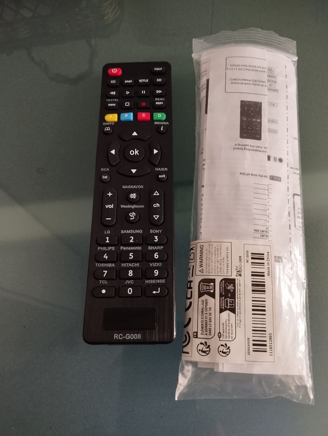 Telecomando TV universale nuovo RC-G008