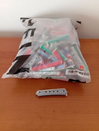 Rulos de peluquería SHEIN rosas