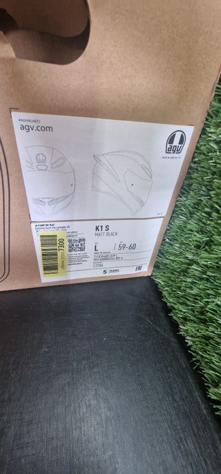 AGV - K1 S E2206, Casco Moto Integral Hombre ECE