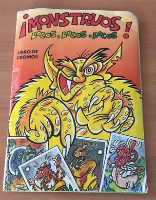 Álbum Monstruos Locos Locos - Cromos Ros