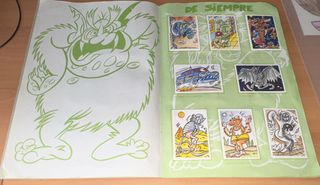Álbum Monstruos Locos Locos - Cromos Ros