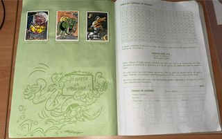 Álbum Monstruos Locos Locos - Cromos Ros