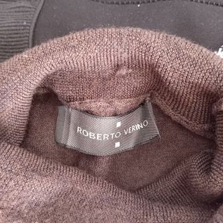 Jersey Roberto Verino cuello alto marrón