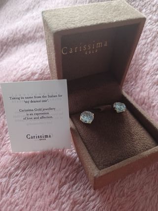 Pendientes Carissima Gold Oro 18k 8mm