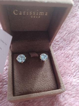 Pendientes Carissima Gold Oro 18k 8mm