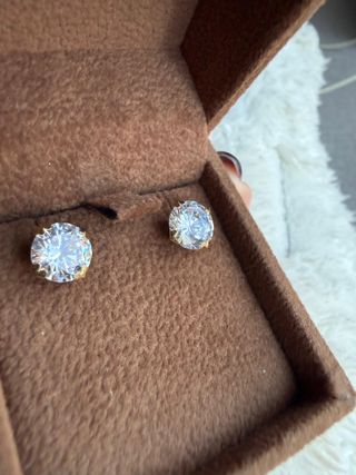Pendientes Carissima Gold Oro 18k 8mm
