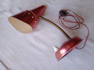 Lámpara Vintage Metálica Rosa y Dorada