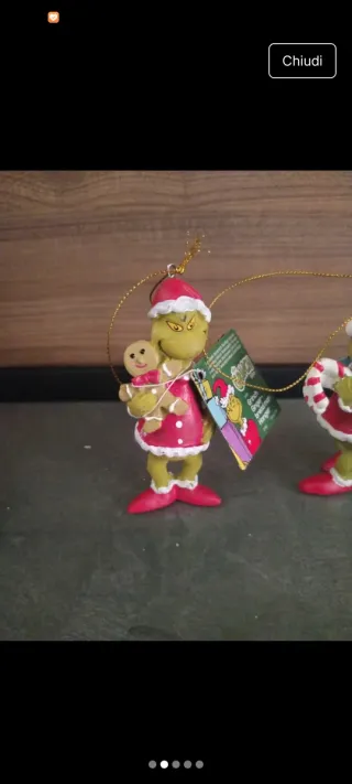 Addobbi Grinch per albero di Natale