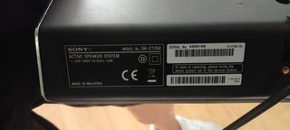 Barra de Sonido Sony con Subwofer 