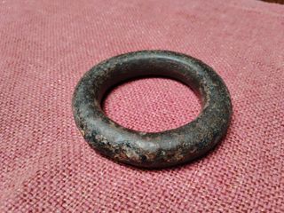 Argollas antiguas de forja (3 unidades)