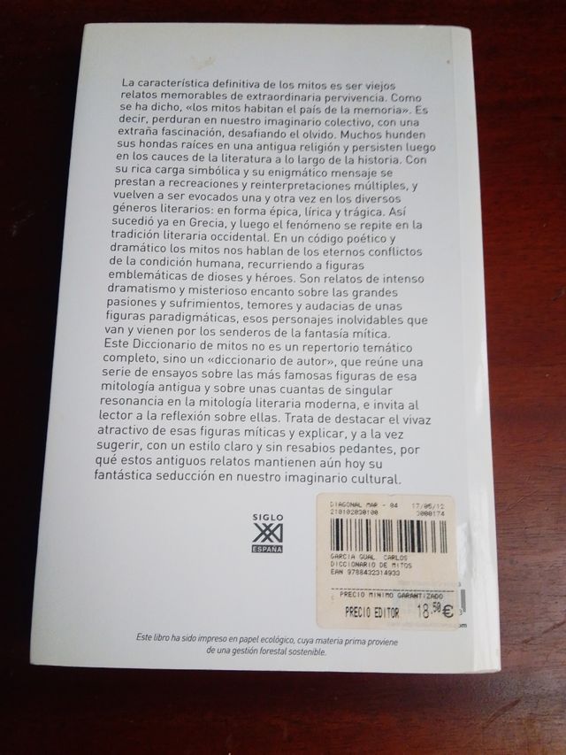Diccionario de mitos