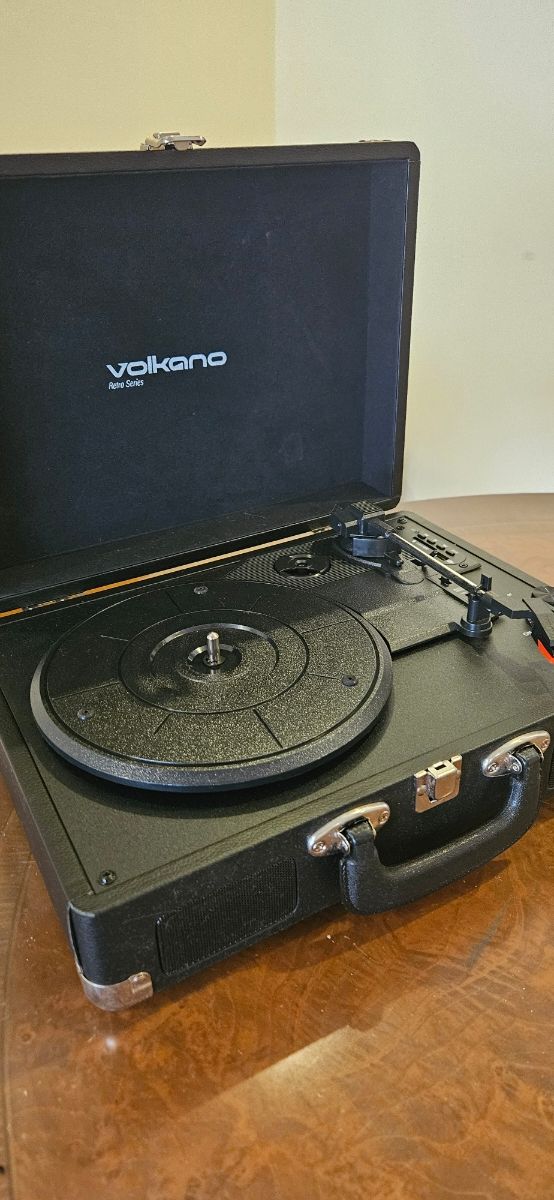 Custodia per giradischi Volkano nera