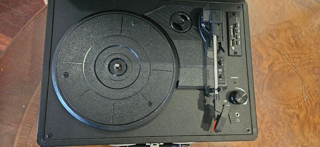 Custodia per giradischi Volkano nera