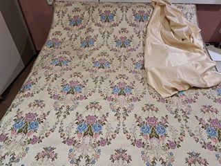 Tela de fallera floral más tela para corpiño