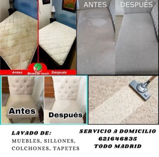 Servicio de lavado de muebles y colchonoes a domil