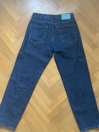 Pantalón Vaquero Azul Oscuro Talla 36 Pull&Bear