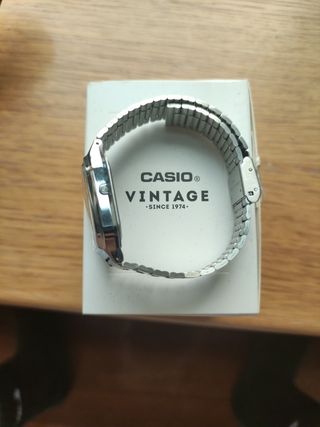 RELOJ CASIO VINTAGE PLATA