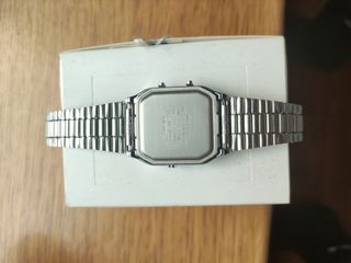 RELOJ CASIO VINTAGE PLATA