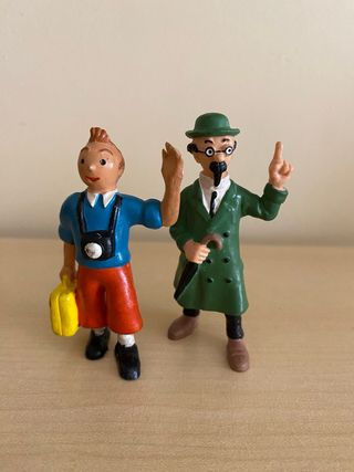 Figuras Tintín y Profesor Tornasol
