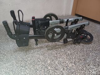 Andador 4 ruedas con frenoc y asiento