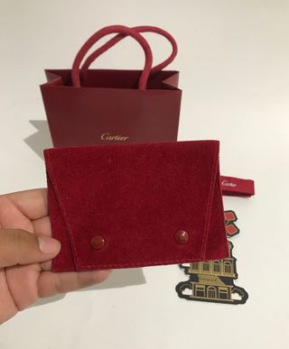 Funda pequeña Cartier roja