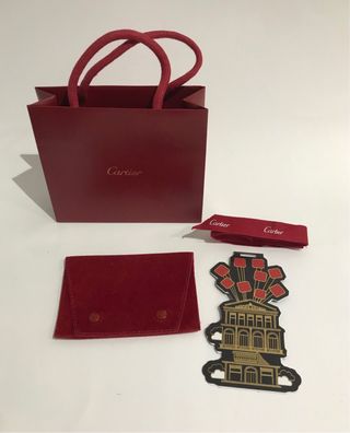 Funda pequeña Cartier roja