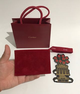Funda pequeña Cartier roja