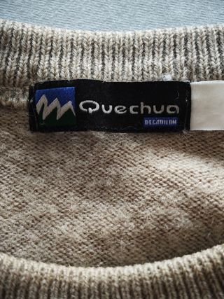 Jersey Quechua Lana Manga Larga Talla M/L