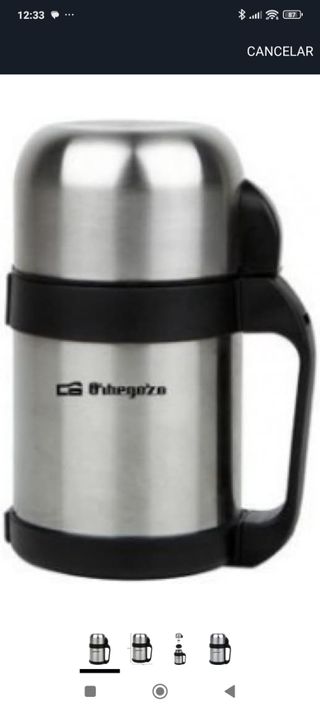 Termo Orbegozo TRSL 750 ml Acero Inoxidable