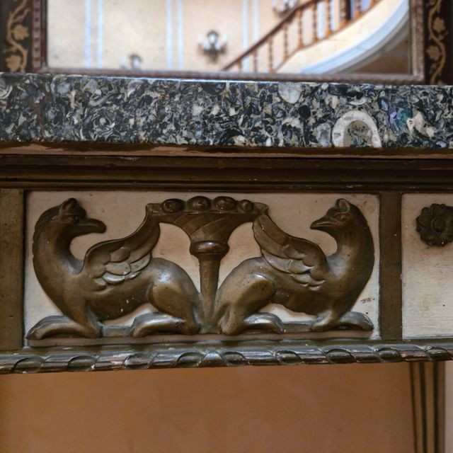 Consolle Luigi XIV Beige e Oro