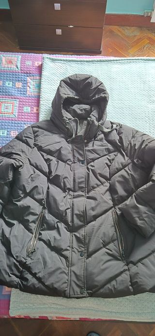 Abrigo Ms Mode Negro Talla 52 Nuevo