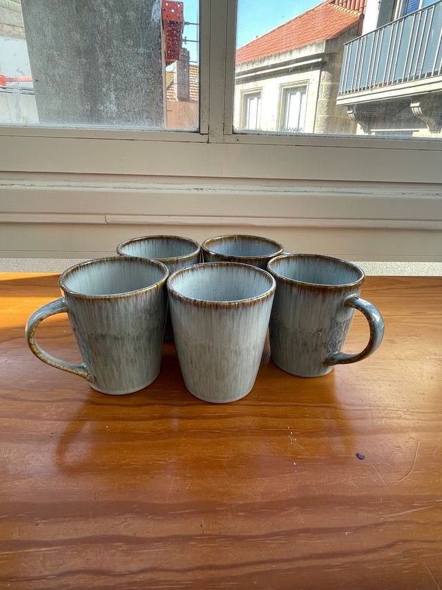Tazas de cerámica portuguesas