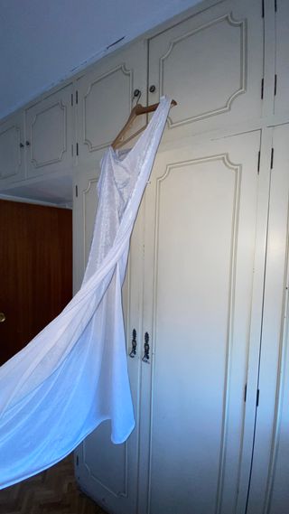 Túnica Griega Disfraz Blanco Talla Única