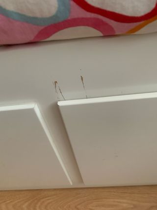 Cama nido Ikea Hemnes con colchones y ropa de cama