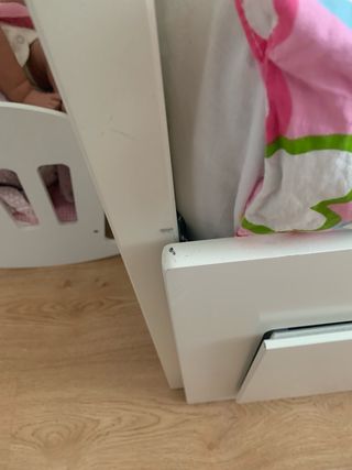 Cama nido Ikea Hemnes con colchones y ropa de cama