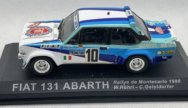FIAT 131 ABARTH RALLY MONTECARLO 1980 ESC.1/43