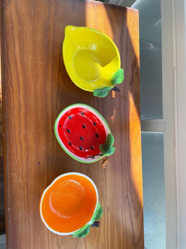Recipientes de cerámica portuguesa Frutas