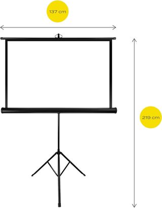 Pantalla Proyección OVERMAX Trípode 60”
