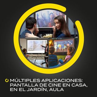 Pantalla Proyección OVERMAX Trípode 60”