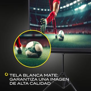 Pantalla Proyección OVERMAX Trípode 60”