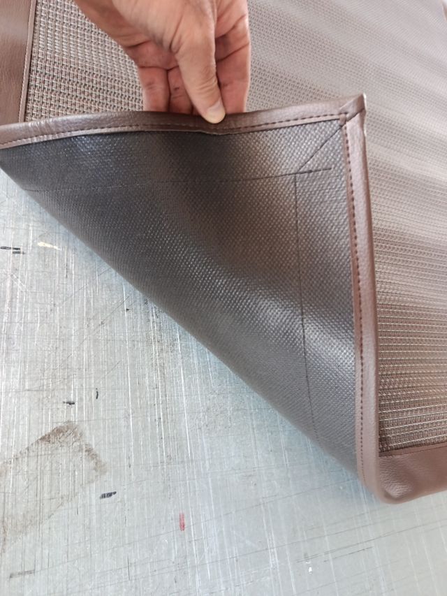 Alfombra Vinilo Moderna Marrón