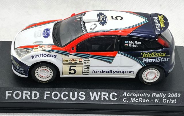 FORD FOCUS WORLD RALLY CAR 2002, BUEN ESTADO, 1/43