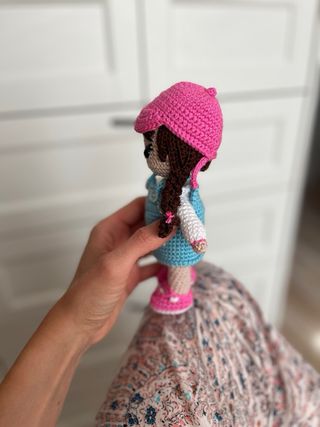 Muñeca Amigurumi Crochet Hecha a Mano